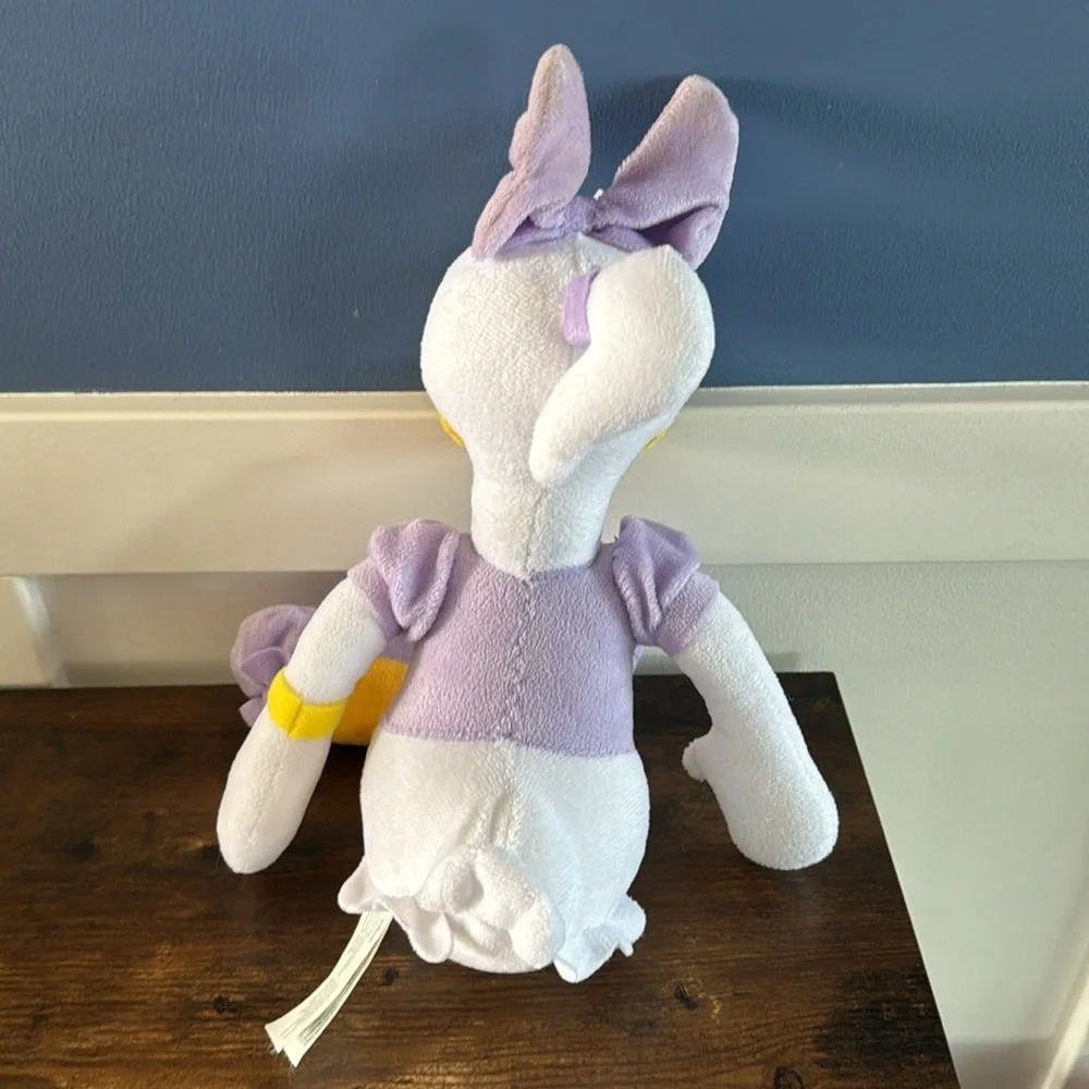 Disney Daisy Duck Purple White & Yellow Plush - Picture 3 of 9